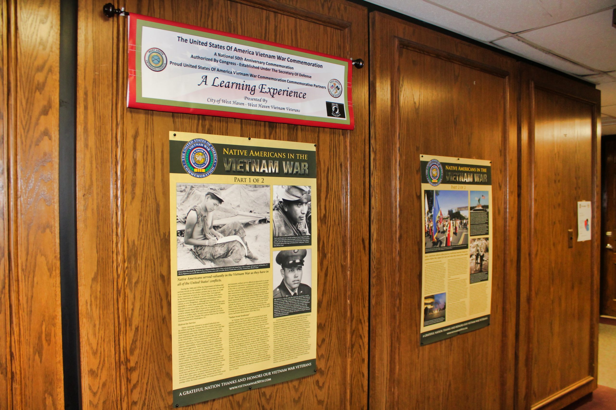 City Hall display tells Vietnam War stories